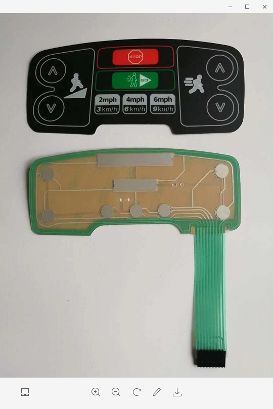 Power Jian Treadmill Key Board Force Treadmill Key Treadmill Button Treadmill Key Fitness Room Treadmill Button Press