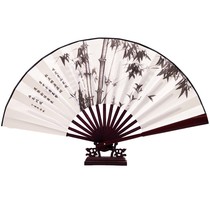 Fan folding fan Male ancient style student paper fan Summer Chinese style dance Portable folding retro Hanfu classical