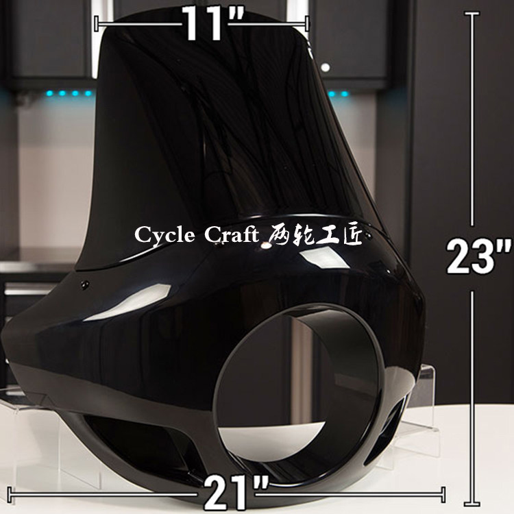 Harley-Davidson 883 1200 Dana Street Fighter Roadblock USA Burly Front Windshield Deflector Kit