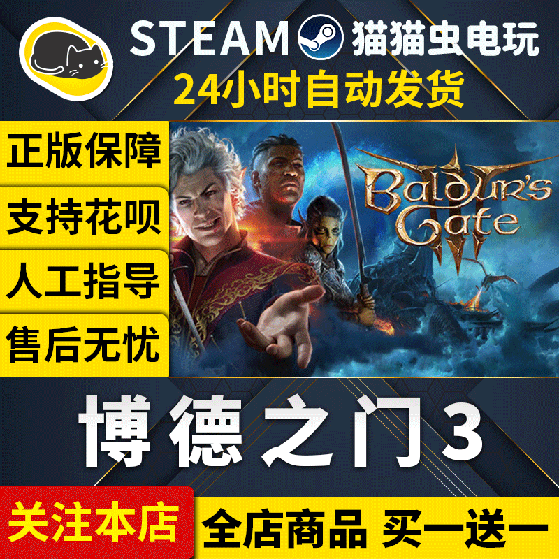 Steam Pc Genuine Chinese Game Baldur's Gate 3 Baldur's Gate 3 China Region Gift