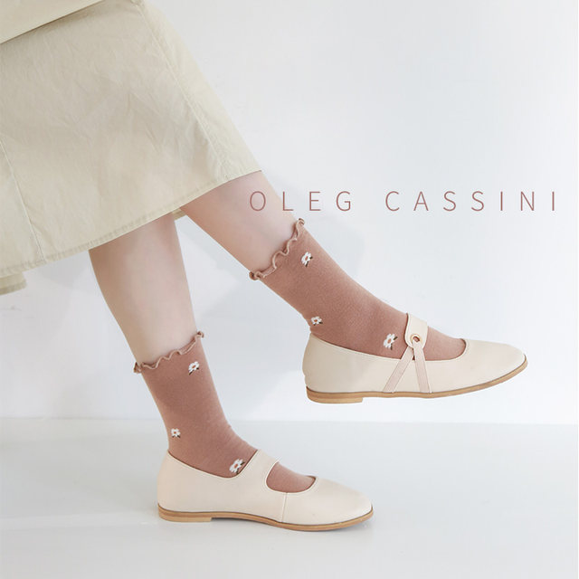 Confinement socks spring and autumn postpartum loose mouth indoor postpartum mother sleep socks cotton autumn and winter wide mouth socks ຖົງຕີນແມ່ທ້ອງ