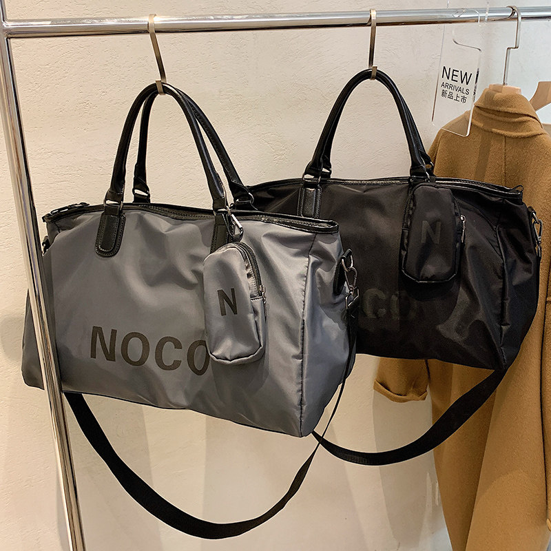 Tide brand travel bag women's short-distance large-capacity fitness bag men's luggage bag travel bag travel business portable commute