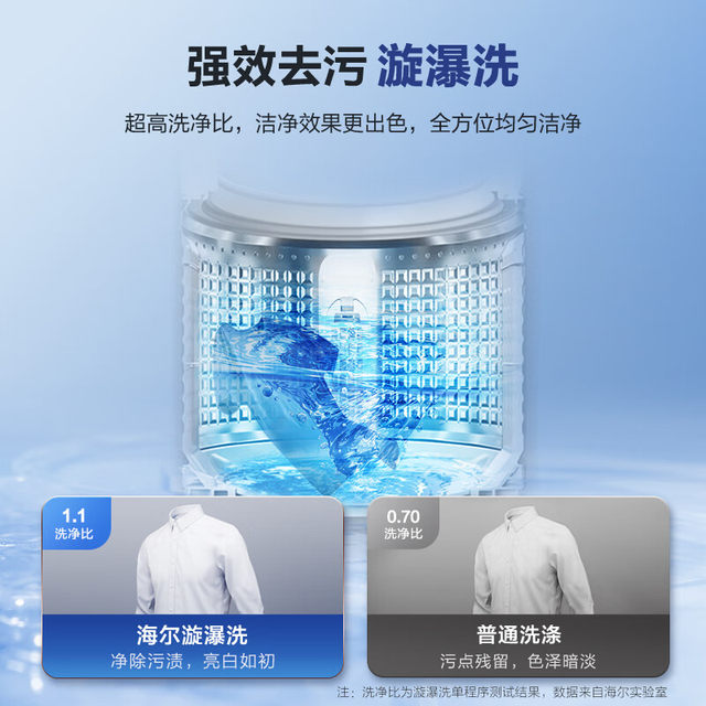 Haier Eb120B35Mate3 Large-Capacity Electric-Resistant Sterilization Fully Automatic Impeller Elution Washing Machine