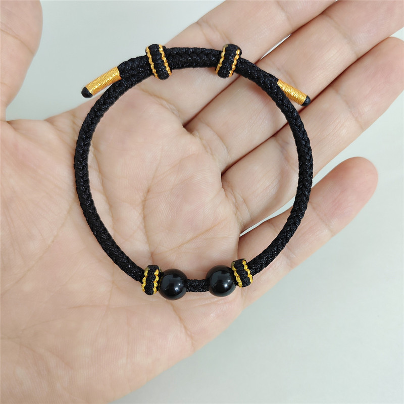 Semi-Finished Bracelet with Large Hole Beads for Diy, Eight-Strand Braided Bracelet Accessories, Handmade on Xiaohongshu