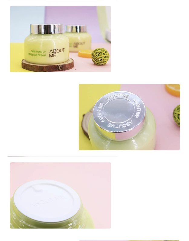 Điểm Hàn Quốc / về tôi / kem massage chanh / kem / kem massage / 150ml / trắng sáng / dưỡng ẩm cho da - Kem massage mặt