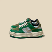 Highly new push small floor shoes lady casual and retro - old white shoes in tide dissolved shoes