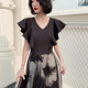 Evening dress skirt female 2020 new banquet black long section high-end temperament can usually wear noble and elegant dress