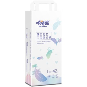 嘻嘻熊薄羽轻芯拉拉裤尿不湿42片