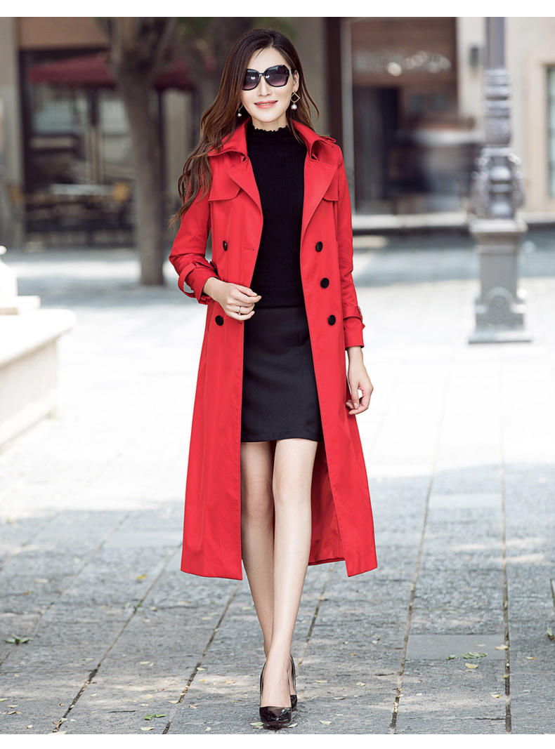 Trench pour femme VERT en Polyester - Ref 3227566 Image 18