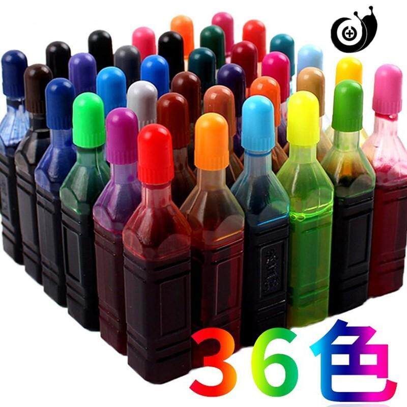 Mike pen filling liquid spray pen 36 color ink oily white board pen Water color pen supplement Supplementary water ink sac