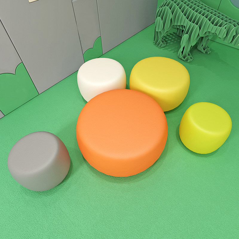 Shopping mall, hotel, cinema, rest area, mother and baby store, photo studio, special-shaped personality combination, round sofa, shoe-changing stool