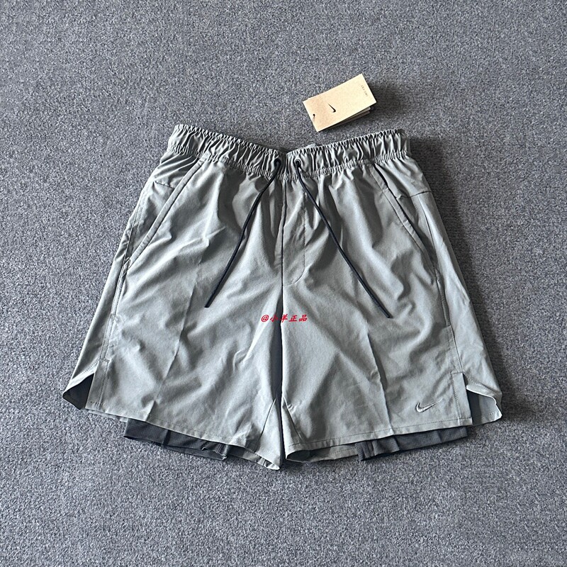 Nike Genuine Men's Two-In-One Running Sports Training Fitness Quick-Drying Breathable Shorts Dv9335-084