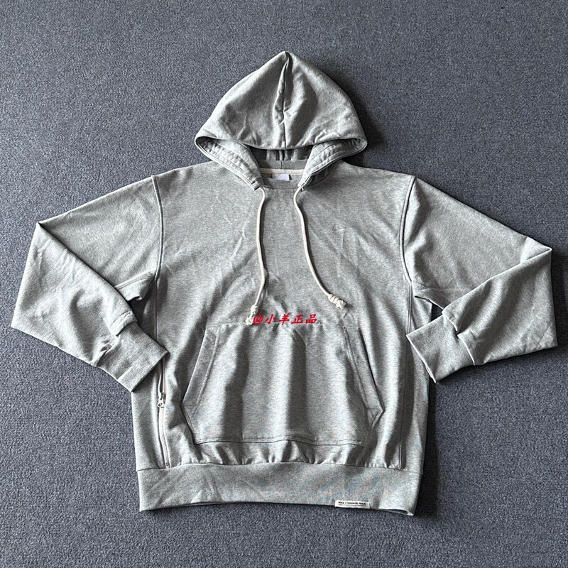 Nike Embroidered Small Logo Sweatshirt Unisex Gray Hooded Pullover Sports Casual Hoodie Dq5819 Nike Embroidered Small Logo Sweatshirt Unisex Gray Hooded Pullover Sports Casual Hoodie Dq5819