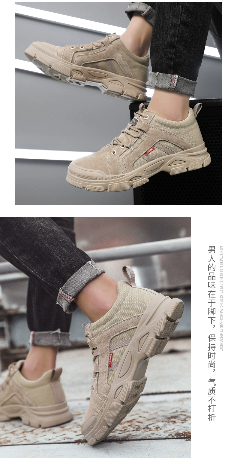 Men's labor protection shoes, anti-smash, anti-puncture, insulated, winter construction site work, steel toe high-top old safety shoes with steel plates