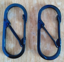 The new stainless steel key chain is environmentally friendly and elastic and does not change color. Stainless steel key chain durable boutique hanging buckle series