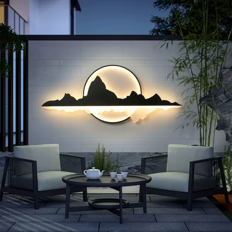 Outdoor Waterproof Landscape Wall Lamp Villa Garden Shadow Wall Lamp Courtyard New Chinese Style Decorative Background Wall Lamp Outdoor Waterproof Landscape Wall Lamp Villa Garden Shadow Wall Lamp Courtyard New Chinese Style Decorative Background Wall Lamp