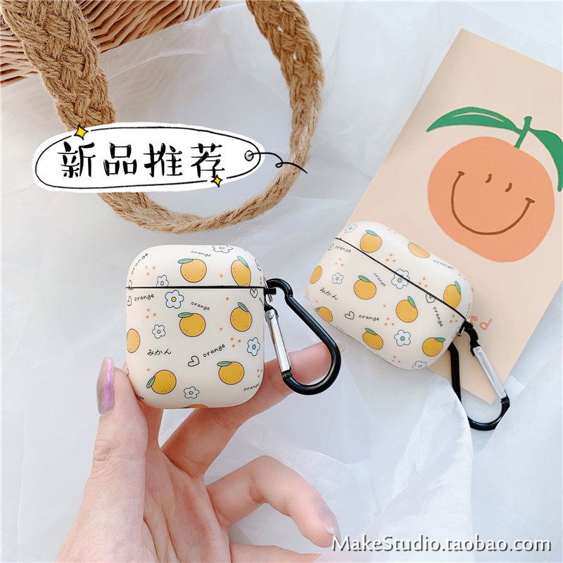 Korean Wind Little Fresh Apply Airpods Protective Sleeves 2 Apple Wireless Bluetooth Three 3 Generations Pro Headphone Sleeve Protective Shell
