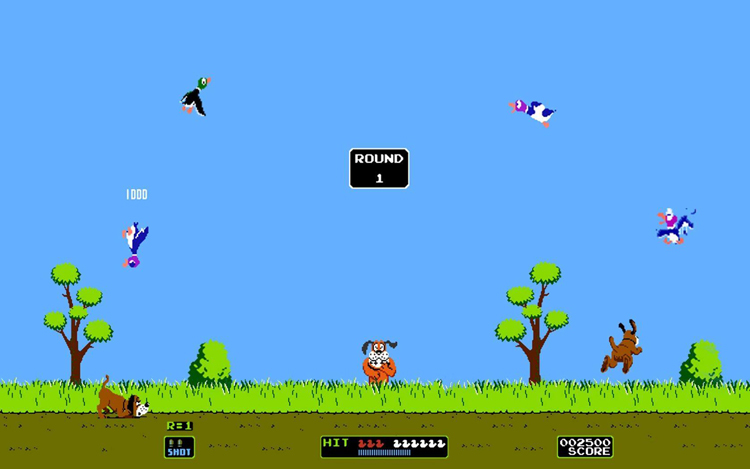 Máy chơi trò chơi vịt trò chơi súng nhẹ chín lỗ chín ổ cắm đĩa bay đĩa dĩa nhựa fc Nintendo nỗi nhớ - Kiểm soát trò chơi tay cầm ps3