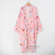 Silk loose-fitting mens áo choàng tắm bằng gạc mỡ mới 2018 pajama kimono kiểu dài tay áo cô gái mùa hè tươi.