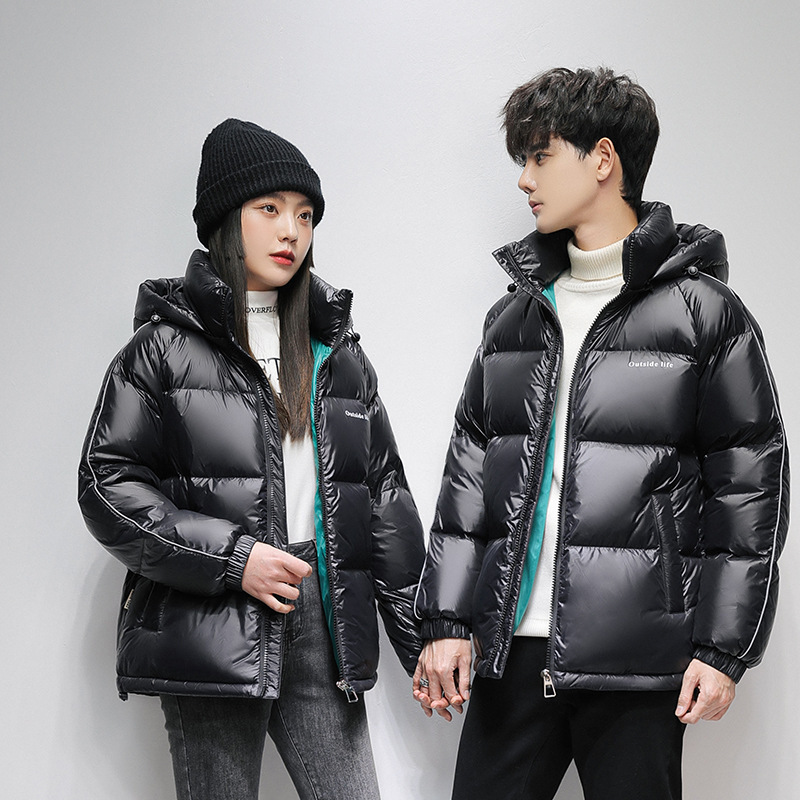 Jiangsu Longda Fei down Jacket Special Edition 23 Winter New Style Couple's Hooded Detachable down Jacket Short Style Jiangsu Longda Fei down Jacket Special Edition 23 Winter New Style Couple's Hooded Detachable down Jacket Short Style