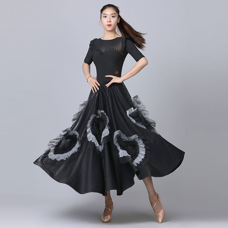Dampao Rooku National Mark Dance Dress High Level Sensation 2023 New Ladies Fashion Morden Dance Practice Suit Summer-Taobao