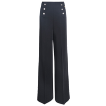 High-waisted modern dance pants for women Latin dance pants black ballroom dance pants wide-leg pants for ballroom dance practice