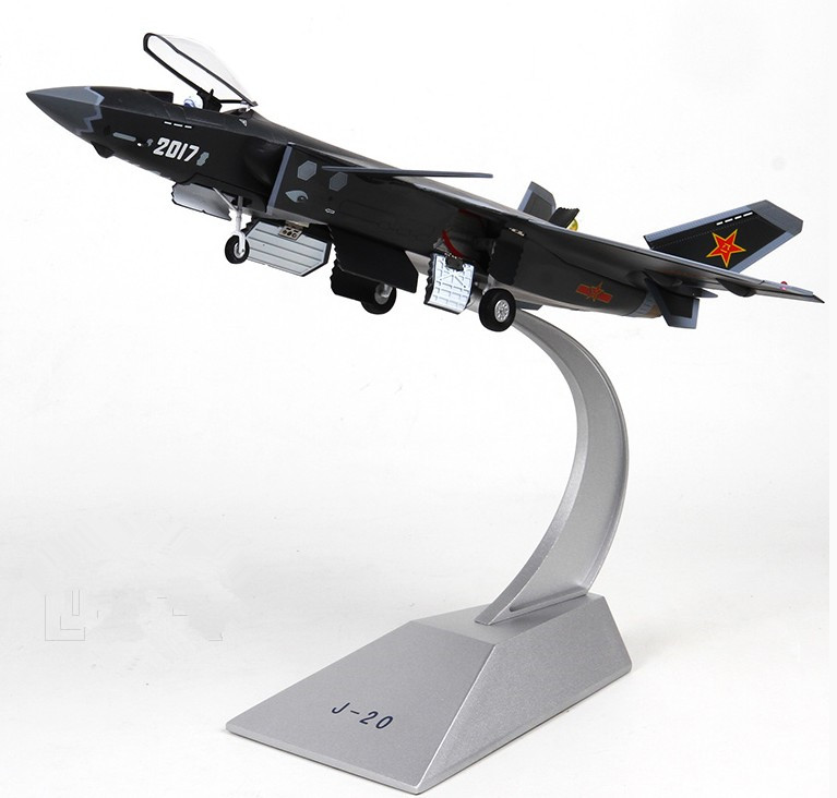 Máy bay ném bom tàng hình 1:48 歼 20 máy bay chiến đấu mô hình bộ sưu tập quạt quân sự tĩnh hợp kim J20 xe mô hình tĩnh