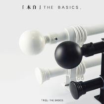 (Not participating in full reduction) Roman rod curtain rod Nordic minimalist modern light luxury aluminum alloy curtain top side