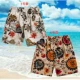 Mùa hè quần nam quần thể thao rộng quần hoa nam quần short giản dị quần năm điểm cotton nguyên chất kích thước lớn quần quần - Quần Jogger