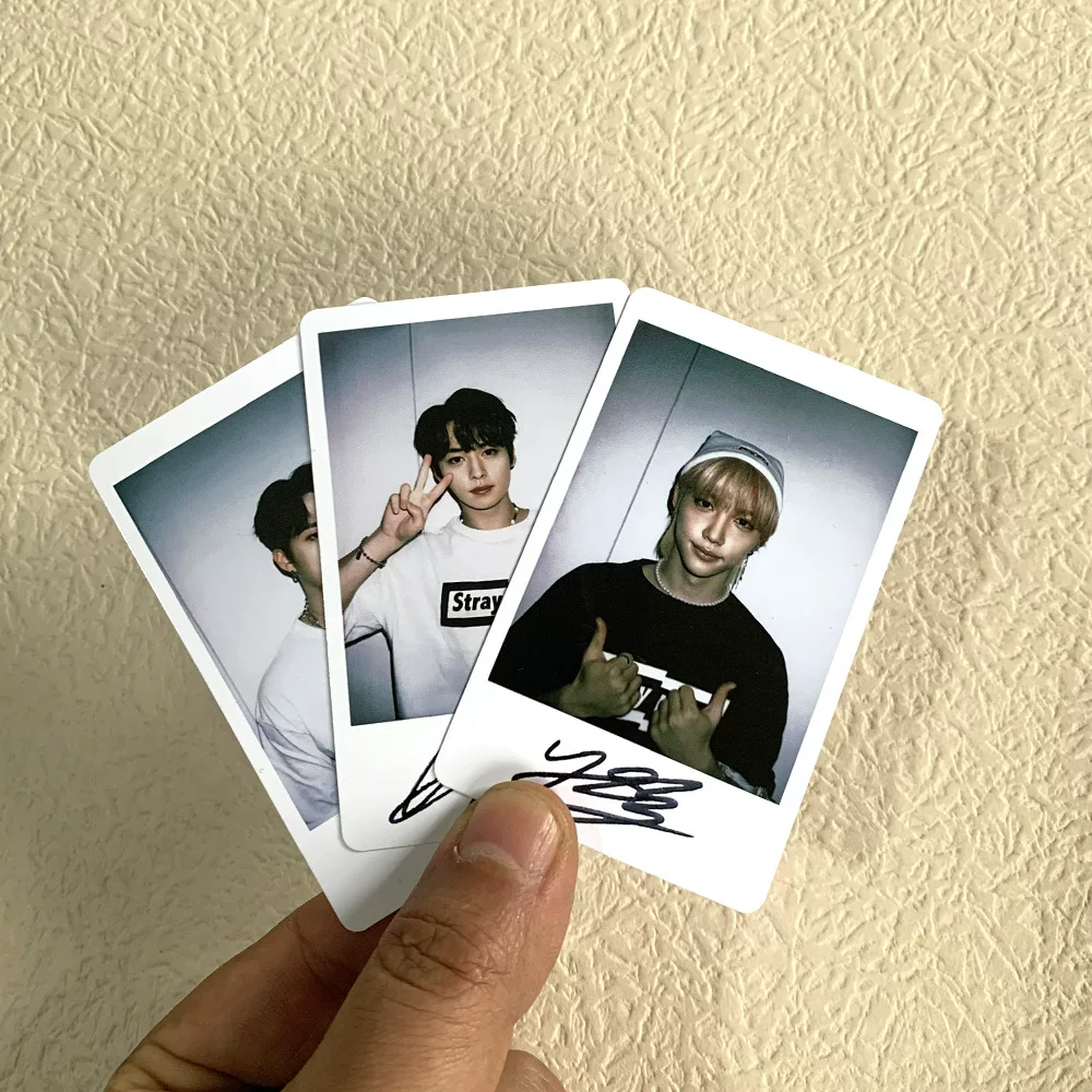 Карта-сертификат Stray Kids Signature Lie Lomo Случайная карта Особые наклейки Посткард сцене SKZ