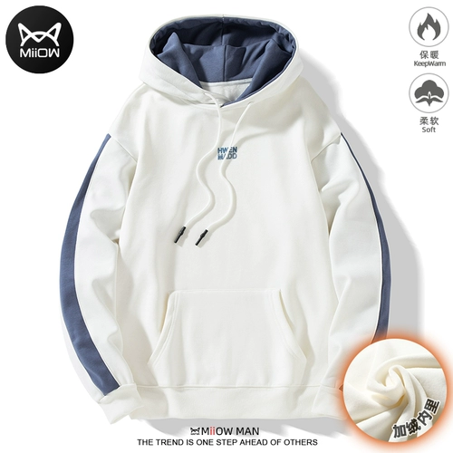 Зимняя толстовка с капюшоном, утепленная куртка в стиле хип-хоп, коллекция 2021, оверсайз, в американском стиле