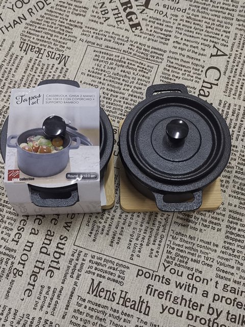 Foreign Trade Export Frying Pan, Baked Rice Pot, Cast Iron Pan, Uncoated Frying Pan, Oval Frying Pan, Double-Ear Baking Pan