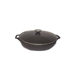 Original Export Cast Iron Stew Pot, Large Capacity, Thickened Deep Soup Pot, Suitable for Gas and Induction Cookers, Double-Ear Cast Iron Pot