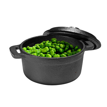 Mini Cast Iron Pot for Foreign Trade, Small Milk Pot for Baby Food, Soup Pot, Milk Warmer, Non-Coated, Suitable for Induction Cookers