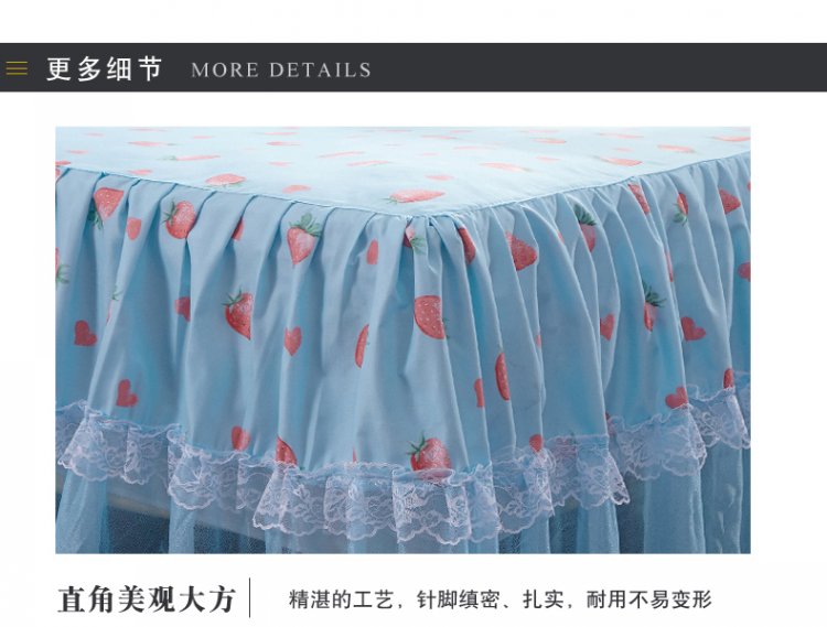 Công chúa gió mùa hè ren giường kiểu váy bedspread 1,5m / 1,8m giường Simmons vỏ bảo vệ che bụi trượt - Váy Petti 	chân váy giường