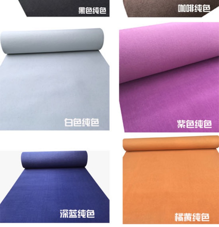 Thảm dày chải thảm phòng ngủ phòng khách văn phòng showroom màu đỏ xám đậm màu xanh triển lãm lễ kỷ niệm thảm lót phòng ngủ