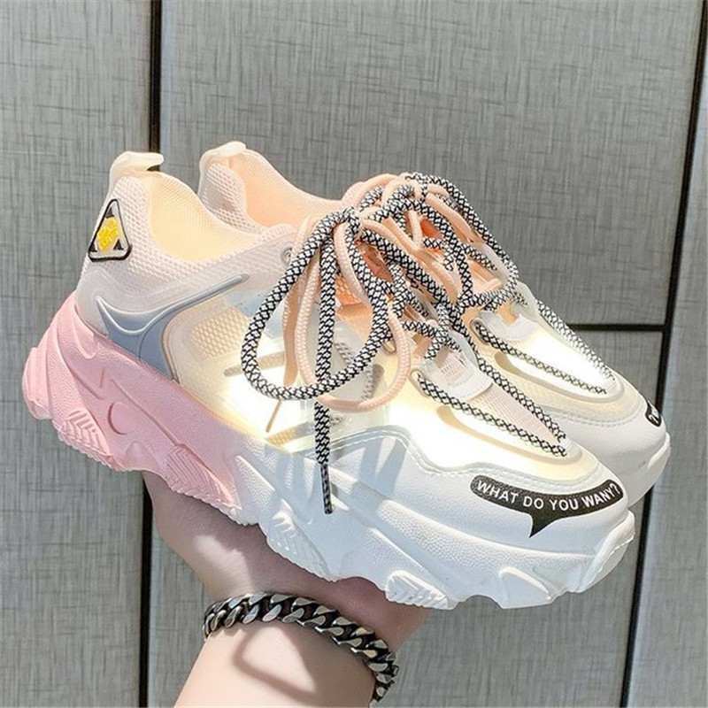 Mesh Breathable Colorful Dad Shoes for Women 2025 Summer Thick-Soled Women's Shoes Gradient Color Casual Sports Shoes Mesh Shoes Autumn Mesh Breathable Colorful Dad Shoes for Women 2025 Summer Thick-Soled Women's Shoes Gradient Color Casual Sports Shoes Mesh Shoes Autumn