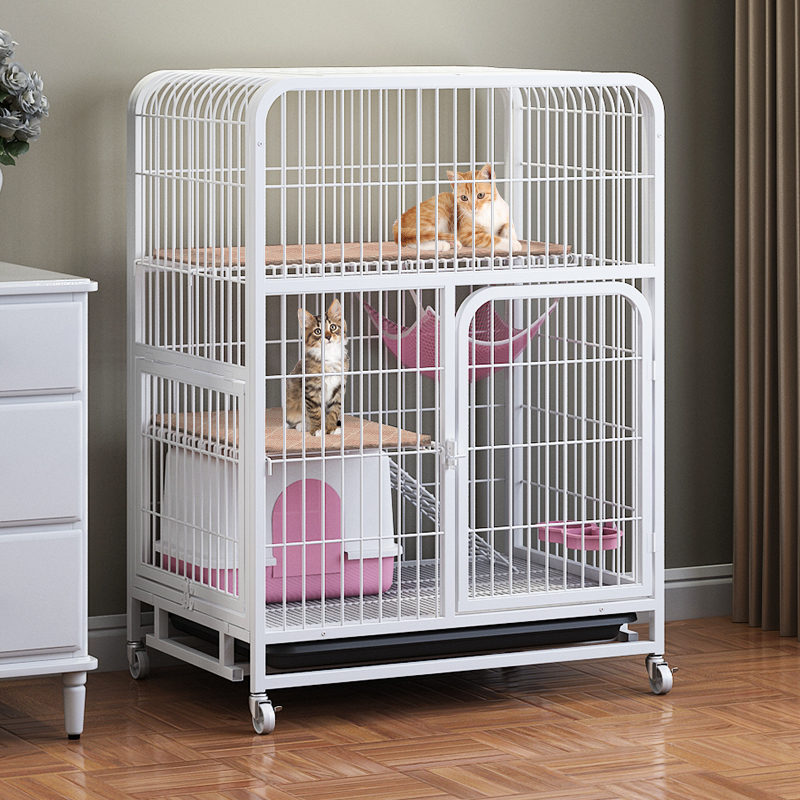 Cat cage Cat villa Home Indoor large free space with toilet Clearance Small cat nest Large cat house