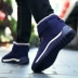 Giày cotton nam ấm mùa đông cộng với nhung tuyết Giày nam cao giày Hàn Quốc dày dày cỡ lớn giày thông thường chống trượt giày mùa đông