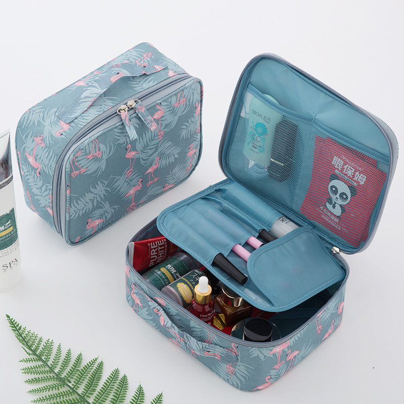 Cosmetic bag small simple portable Korea large capacity multifunctional cosmetic storage bag girl heart cosmetic bag