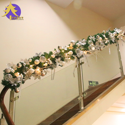 Christmas Decorations New Christmas Rattan Door Hanging Hotel Shop Window Mall Pendant event Scene Background Placement