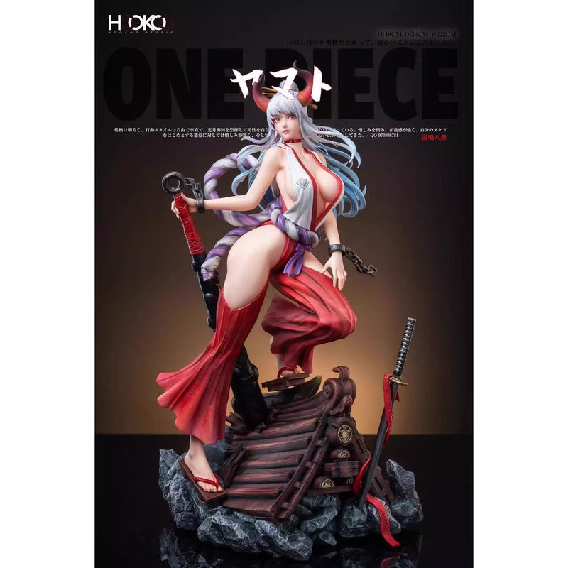In Stock Jc Model Toy Hookoo One Piece Four Emperors Kaido's Son and Daughter Wano Country Yamato Figure Statue