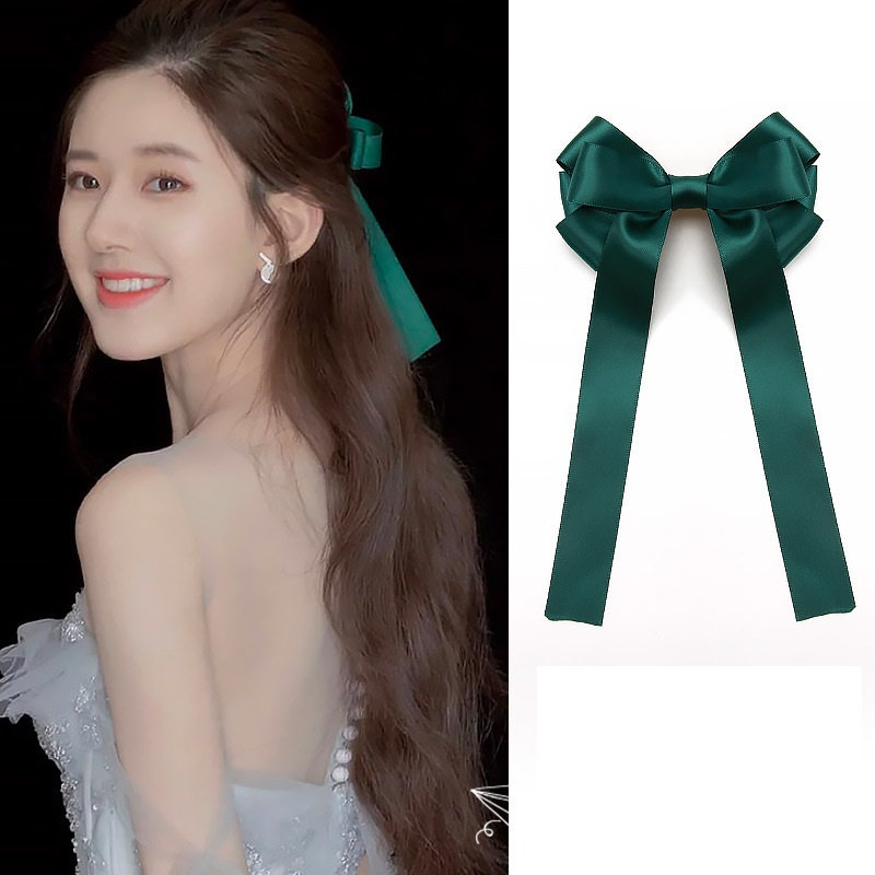 Japanese GP official website Zhao Ruth with the same super-fairy butterfly knot hair ring retro palace floating with hair ring hair accessories