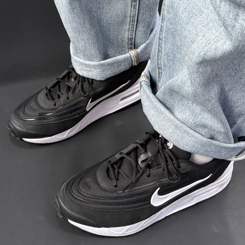 Nike Air Max Verse Comfortable Breathable Low-Top Running Shoes for Men Black Fv1302-003