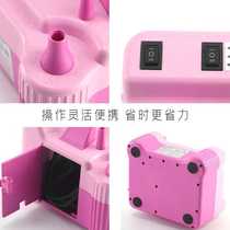 Double-hole outgassing multifunction electric inflator pump 1100w Double-layer balloon aluminium film Balloon Strip Balloon air inflating machine