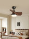 Retro-Style Bedroom Fan Light with Full Spectrum, American Vintage Silent Fan Light for Living and Dining Room, Ceiling Fan Light