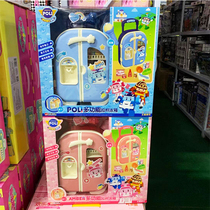 Macro star 3723 deformed police car Purly POLI Multi-functional drawbar fridge children puzzle over home and toys for men and women