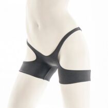 Private custom-made fish paper balls X hollow close fitting hip deep V high fork race high Girl Boxer underwear