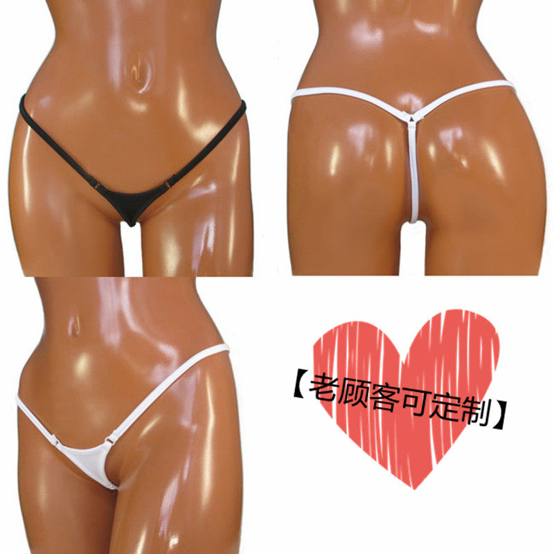Old customers customizable in style narrow crotch racing high teenage girl low waist bikini Tiny mini super supine