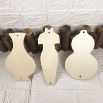 DIY ultralight clay clay Clay Clay Cheongsam Dress Hanging Accessories White-blank Wooden Accessories Base Plate Handmade material Package